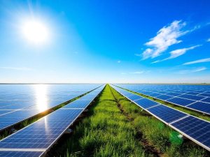 Energy Media 42 Panouri solare pe câmp, sub cer senin