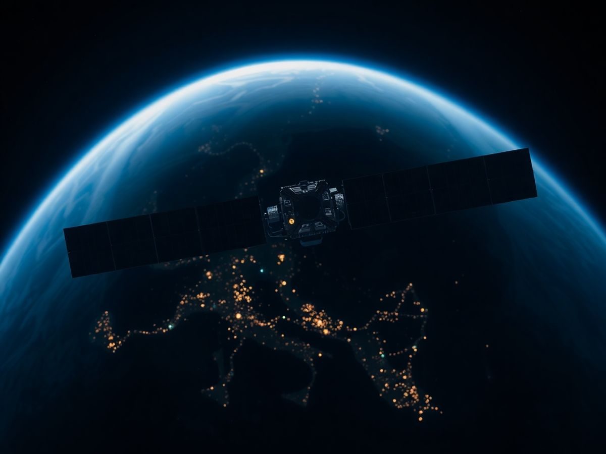 Imagine aeriană a Pământului văzut din spațiu.
